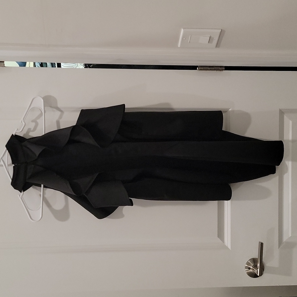 Black Cold Shoulder Dress - Picture 3 of 5